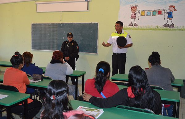 Cultura vial y prevención del delito en escuelas de Chimalhuacán