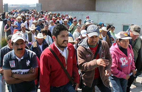   Acudirán antorchistas a presidencia municipal de Huichapan