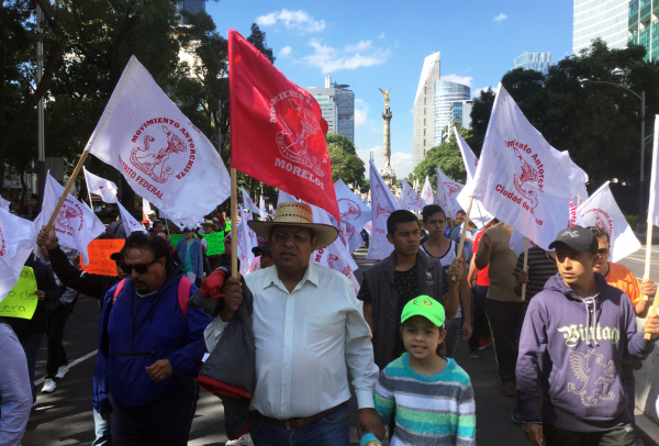 Hoy protestan 10 mil antorchistas en dependencias federales, piden no recortar al gasto social