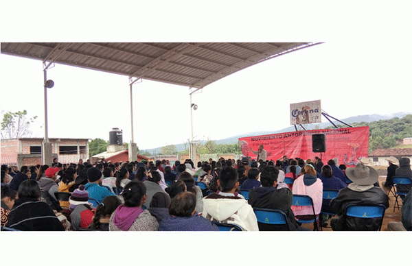 Antorchistas de Santiago Tangamandapio acuerdan fortalecer su organización