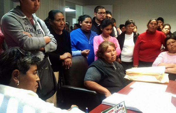 Manifestación en Secretaría de Salud