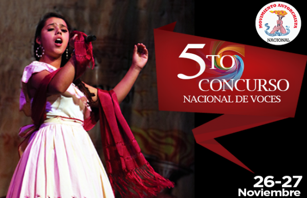 Participarán 300 cantantes  en Concurso Nacional de Voces de Antorcha