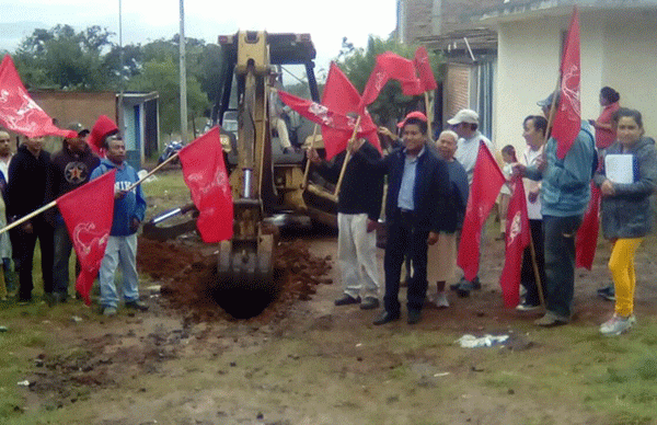 Arranca obra de drenaje en la colonia Héroes de Reforma, de Cd.Hidalgo