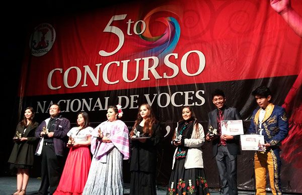 La Ciudad de México gana el tercer lugar en la tabla general del Concurso Nacional de Voces