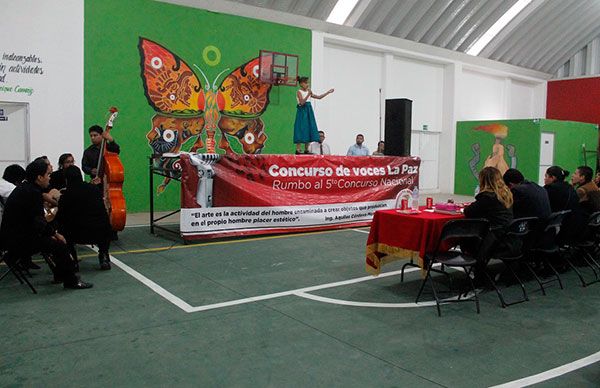 Intérpretes de La Paz participarán en Concurso de Voces Estatal