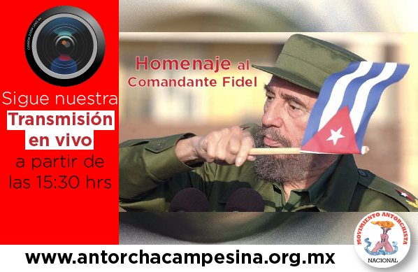 Transmitirán en vivo homenaje al Comandante Fidel Castro