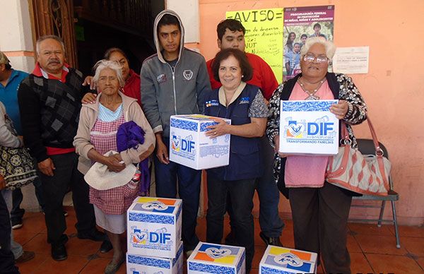 Entrega DIF de Ocoyucan apoyo alimentario a más de 500 familias 
