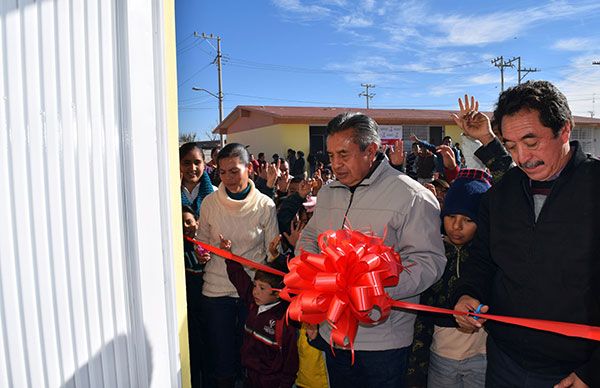 Inaugura Antorcha sanitarios en Jardín de Niños Luz del Carmen