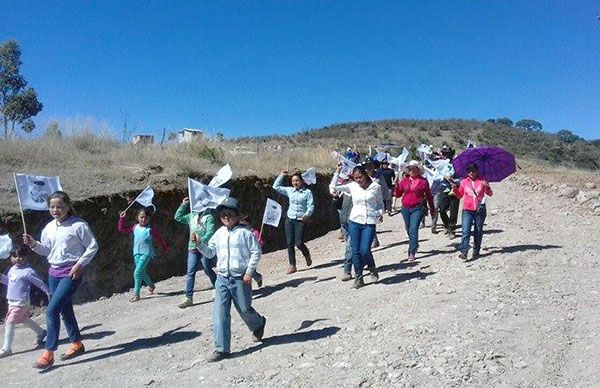 Obra de pavimentación para la comunidad Pereas de Arriba