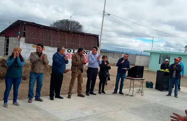 Colonos de Héroes de Antorcha cuentan con red de agua potable