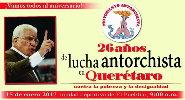 Antorcha Querétaro, lista para festejar su 26 Aniversario 