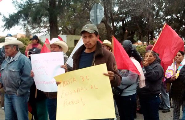 25 de enero: segunda manifestación antorchista en Fresnillo 