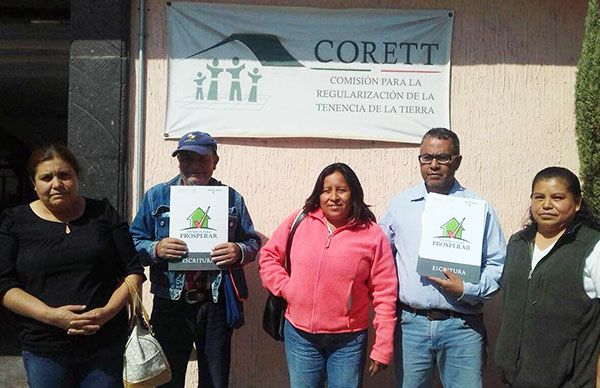 Piden a Corett agilice entrega de escrituras 