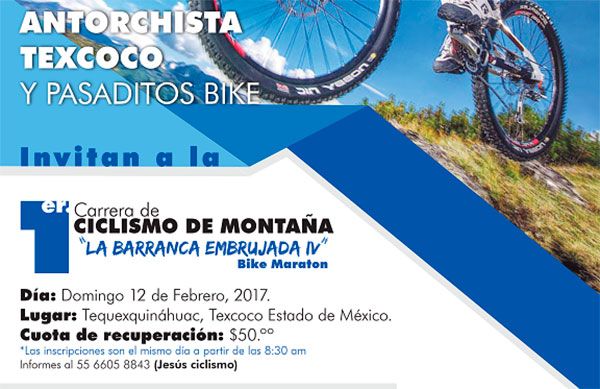  Alistan primera carrera de ciclismo de montaña 