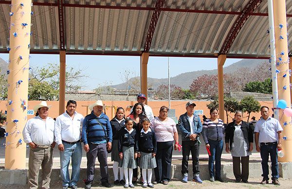 Mejoran infraestructura educativa en escuela Miguel Alemán