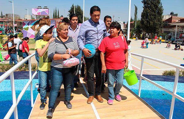 Recuperación de espacios públicos para fortalecimiento convivencia familiar 