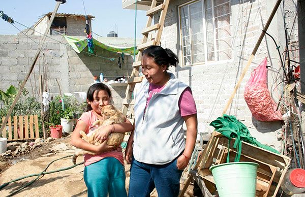 Mejoran viviendas del Ejido Santa María