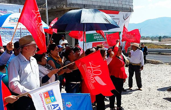   Arranca Hersilia Córdova 3 importantes obras en Atlixco