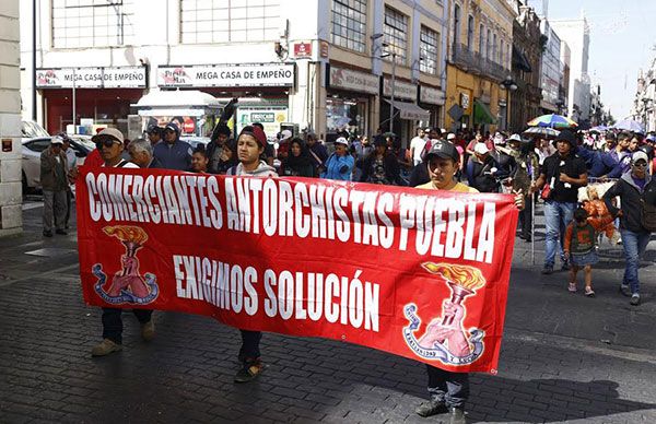 Marcharán hoy 20 mil comerciantes antorchistas