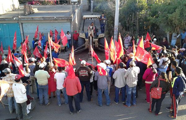 Arrancan drenaje y pavimentación en Cuartel Quinto, de Maravatío: Antorcha