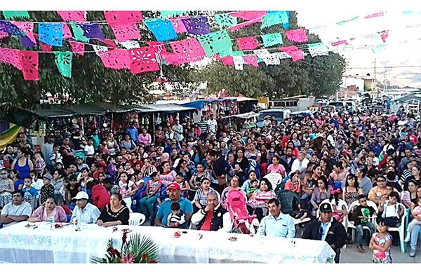 Alto nivel de urbanización en la colonia Mártires de Antorcha, Tangancícuaro