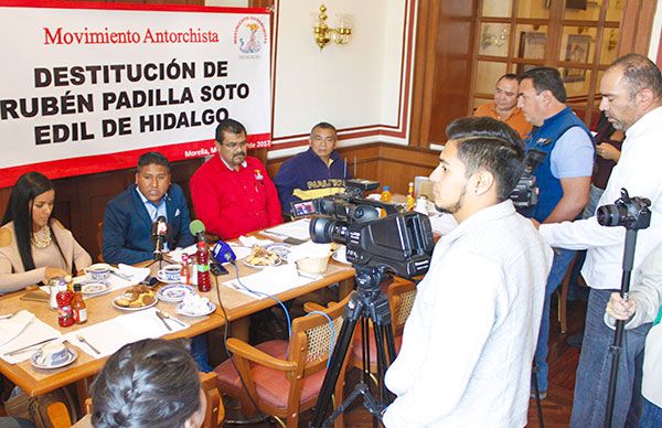 Alienta Armando Hurtado agresiones del edil de Hidalgo: Antorcha