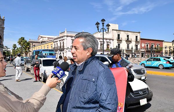 Protesta por incumplimientos del gobierno estatal 