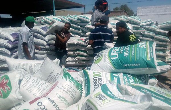 Entrega Antorcha insumos agrícolas en Mapimí