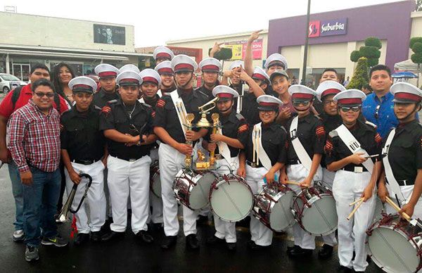 Tamaulipas obtiene 2do lugar en la Nacional de Bandas de Guerra