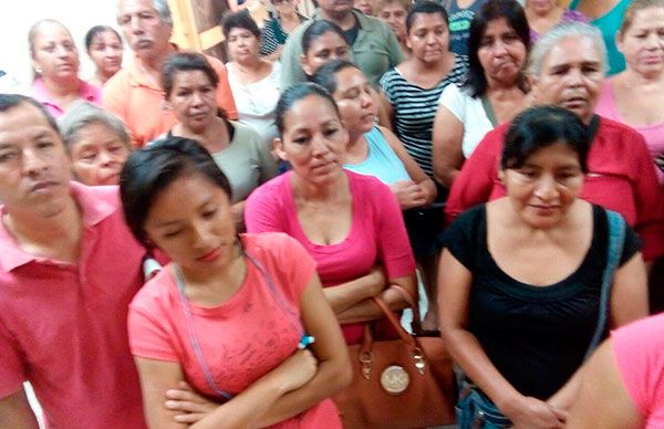 Protesta en la alcaldía de Matamoros