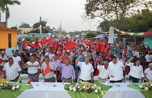 Antorcha festeja octavo aniversario de trabajo en Manantiales