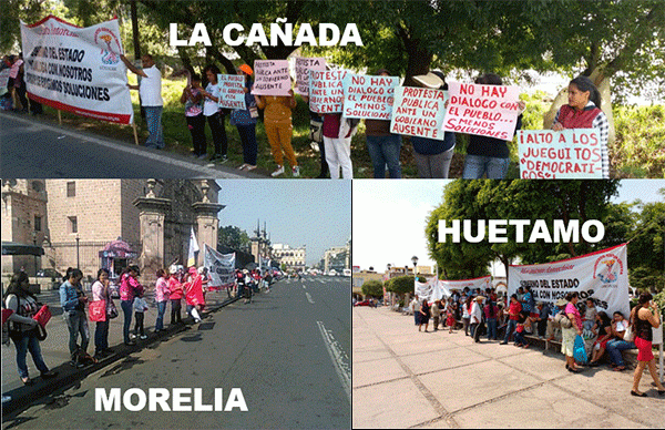 Sexta cadena humana y el gobierno sigue sin escuchar al pueblo: Antorcha