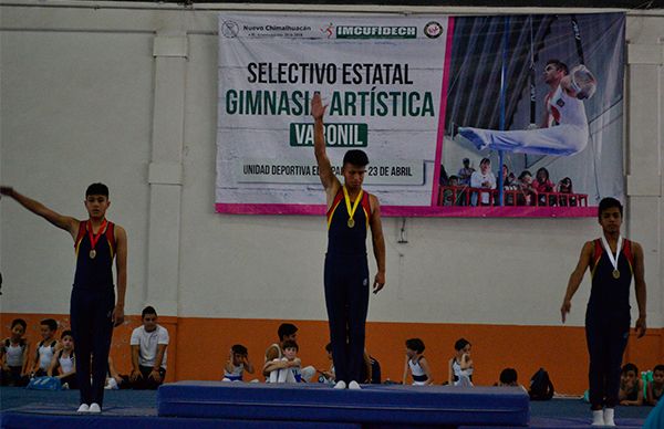Chimalhuacán sede del Selectivo Estatal de Gimnasia Artística Varonil