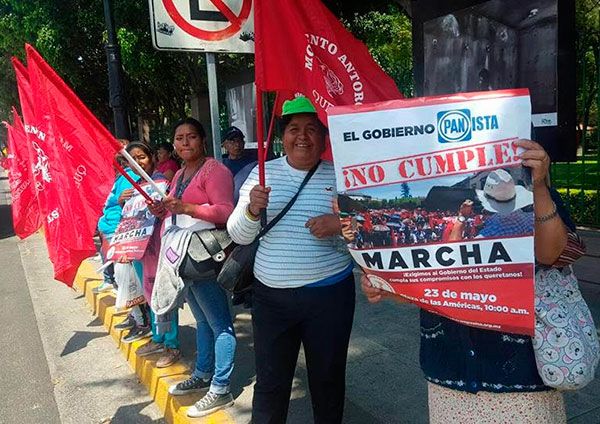 Celebran con manifestación el Día del Trabajo 