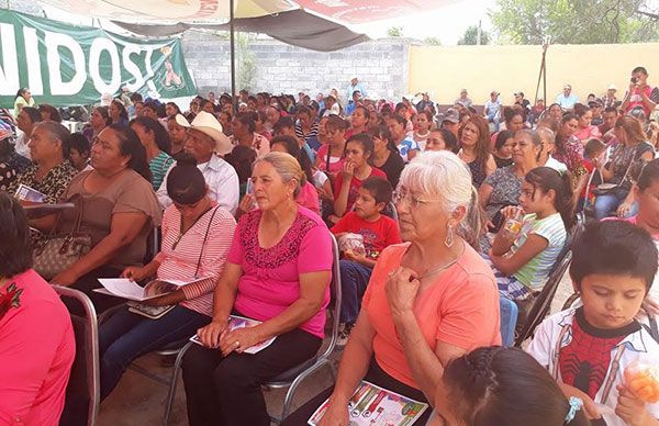  Plenistas del municipio de Galeana se reúnen para revisar crecimiento de Antorcha