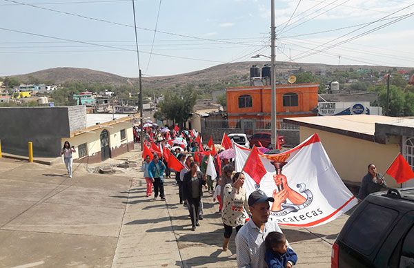 Tras manifestación, logran acuerdos antorchistas y alcalde de Pánuco