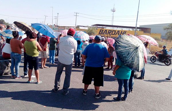 Protestan ante la escasez de agua