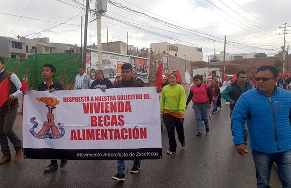   Confirma Antorcha manifestación en alcaldía de Zacatecas