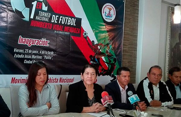 Realizará Antorcha 1er Torneo Nacional de Futbol en la Ciudad de México