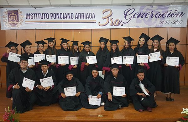 Se gradúa la tercera generación del Instituto Ponciano Arriaga