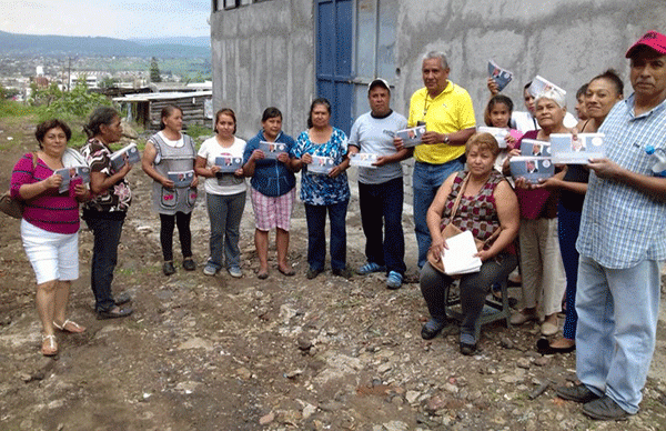 Antorcha iniciará el programa de ampliación de vivienda en Chiquimitío