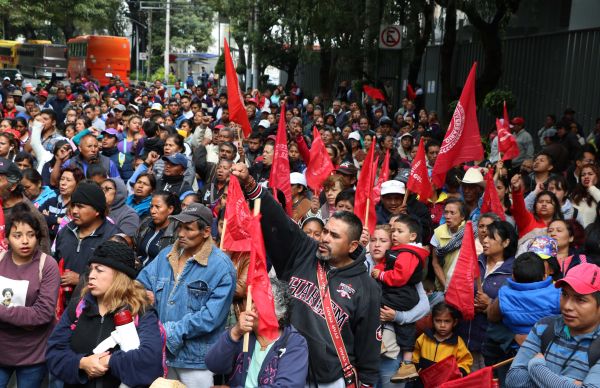 30 mil campesino exigen a SAGARPA apoyo al campo.