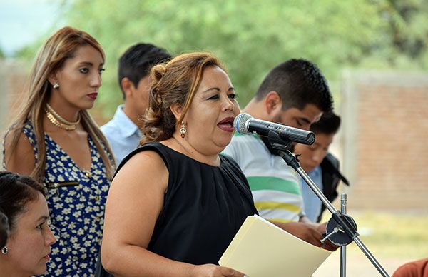 Cierre escolar e inaguración de domo en la primaria 