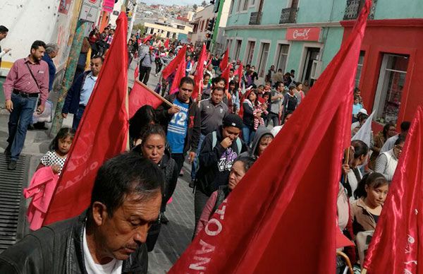 Regresarán antorchistas a la alcaldía de Pachuca en demanda de solución