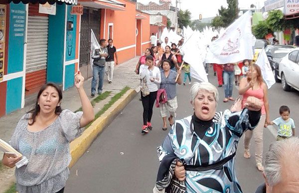 Antorchistas  de Tláhuac exigen que recursos gestionados ante la federación sean aplicados en obras
