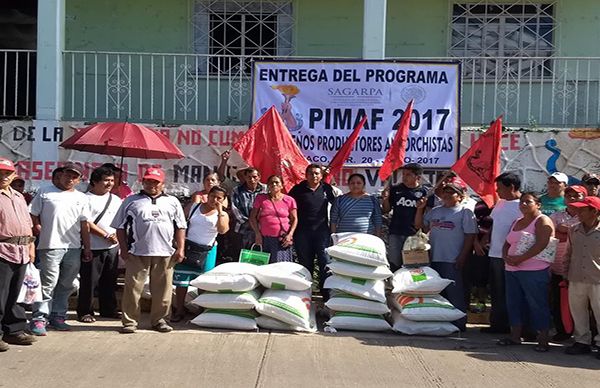 Logran insumos campesinos de Catemaco