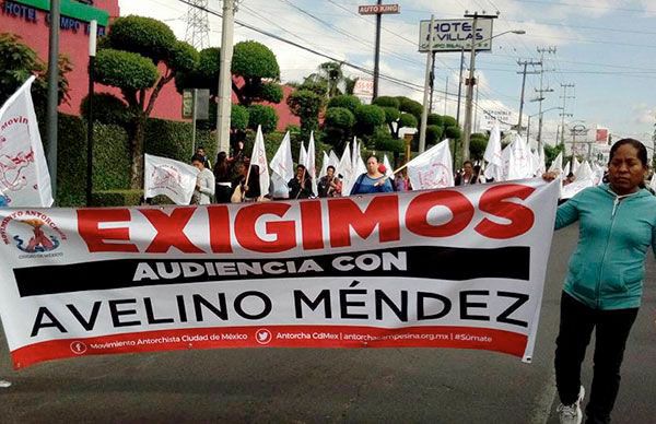 Antorchistas confían en que delegado de Xochimilco cumpla compromisos