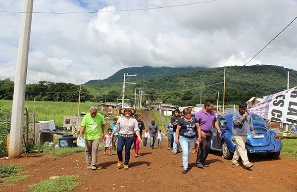 Antorchistas preparan aniversario en la colonia Héroes Antorchistas en Fortín de Las Flores  