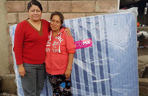  Habitantes del predio Rojo Gómez de Iztapalapa recibieron apoyos 