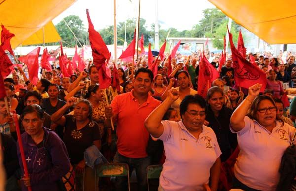 Celebran Antorchistas de Fortín Primer Aniversario